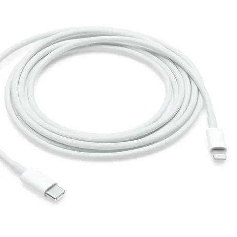 Apple Lightning auf USB-C Kabel – Weiß – Bild 5
