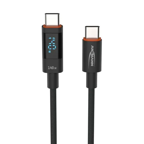 ANSMANN Daten- & Ladekabel mit Display, USB-C - USB-C, 1,2 m – Bild 3