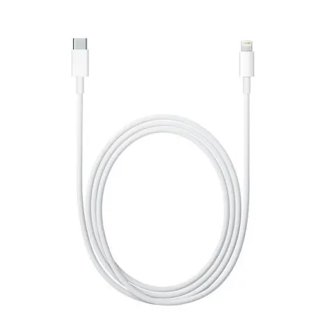 Apple USB-C auf Lightning Kabel, Adapterkabel weiß 2m – Bild 2
