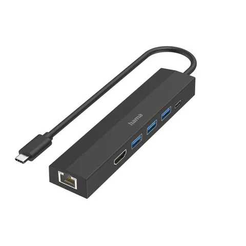 USB-C-Hub 6 Ports schwarz – Bild 2