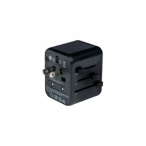 Verbatim 49544 Netzstecker-Adapter Universal Schwarz – Bild 2
