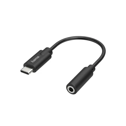 USB-C - 3,5-mm-Klinke Adapter schwarz – Bild 2