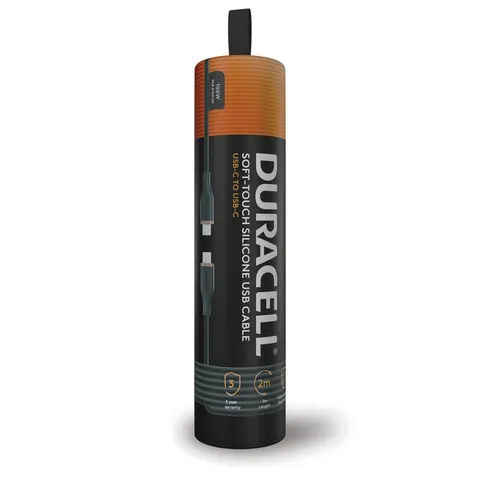 Duracell DRU8020A USB cable 2 m USB C Black – image 2