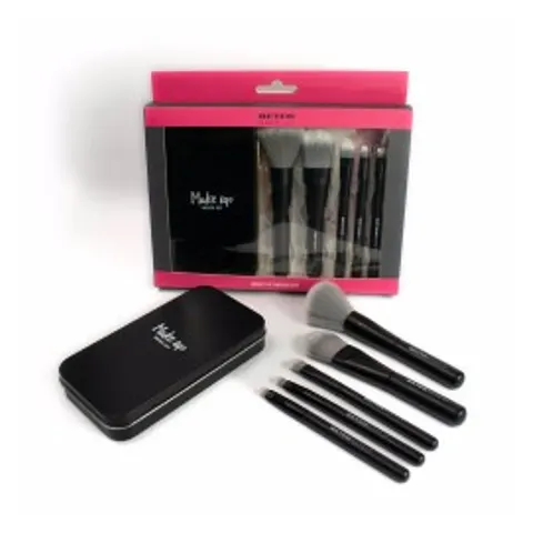 Beter Set Mini-Make-up-Pinsel Black Edition 6-teilig – Bild 2