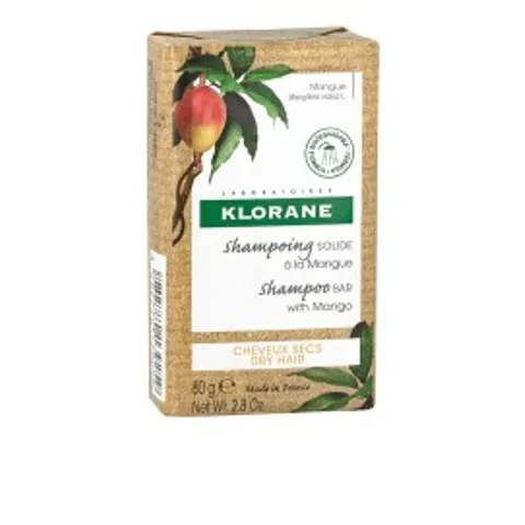 Klorane Festes Mango-Shampoo 80 gr – Bild 2
