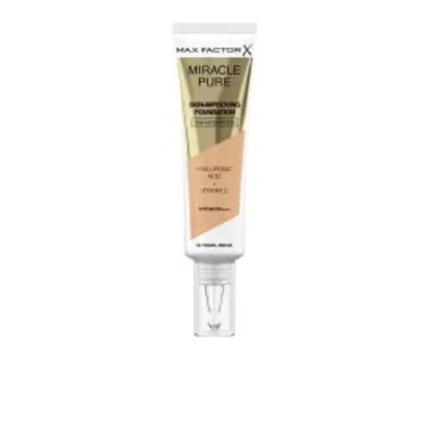 Max Factor Miracle Pure Foundation Make-up-Basis 30 ml 35 Pearl Beige – Bild 2