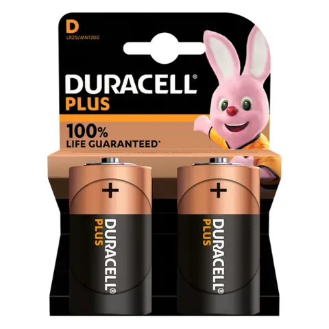 Duracell D Cell Plus Power 100% Batteries – image 2
