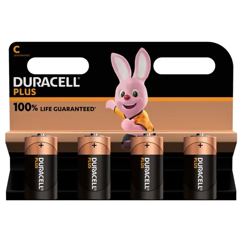 Duracell C Cell Plus Power 100% Batteries – image 4