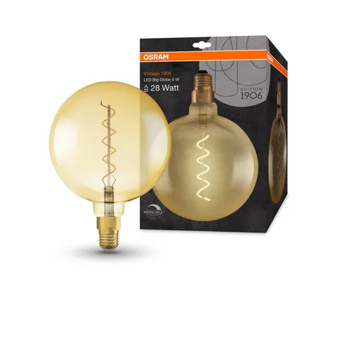 Osram Vintage 1906 Led Globe 28 5 W/2000k E27 – Bild 2
