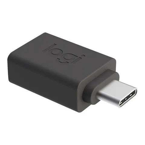 Logitech USB-C TO USB-A Adapter – Schwarz – Bild 3