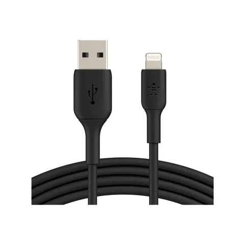 Belkin BoostCharge 1 m Lightning/USB-A Kabel, schwarz – Bild 3
