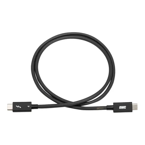 OWC Thunderbolt 3/4 Kabel – Schwarz – Bild 3