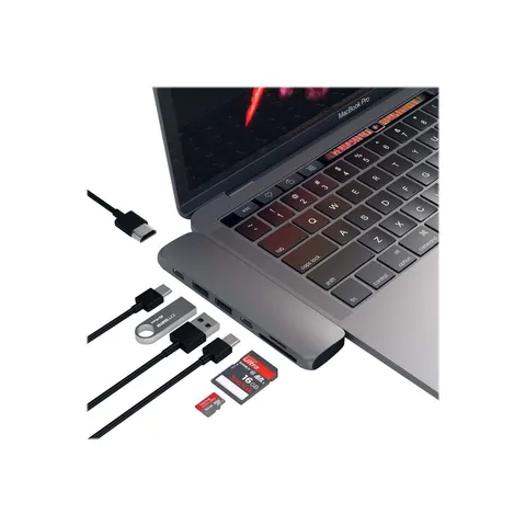 Satechi USB-C Hub (7 in 2), Space Grau – Bild 2