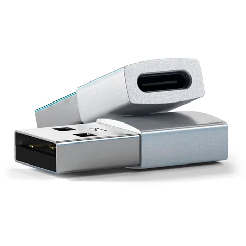 Satechi USB-A auf USB-C Adapter, Silber – Bild 3