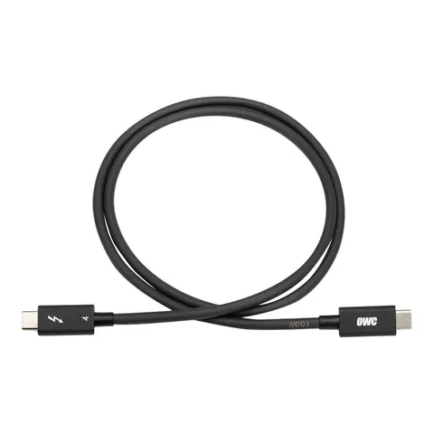 OWC Thunderbolt 3/4 Kabel – Schwarz – Bild 4