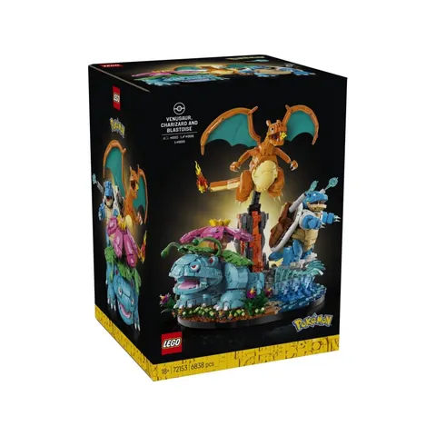 LEGO 72153 Pokémon Venusaur, Charizard i Blastoise – zdjęcie 2