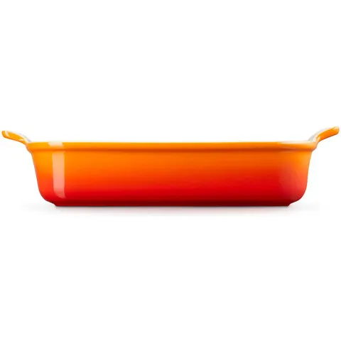 Le Creuset Stoneware Heritage Rectangular Dish Volcanic 19cm/1.1L – image 2