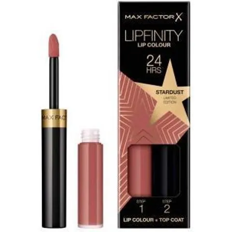 Max Factor Lipfinity Rising Stars 86-Superstar – Röd – Bild 2