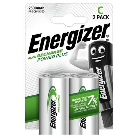 Energizer C Cell Rechargeable Batteries – image 2