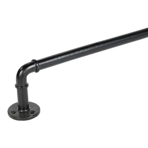 Black Iron Towel Rail 62cm – image 2