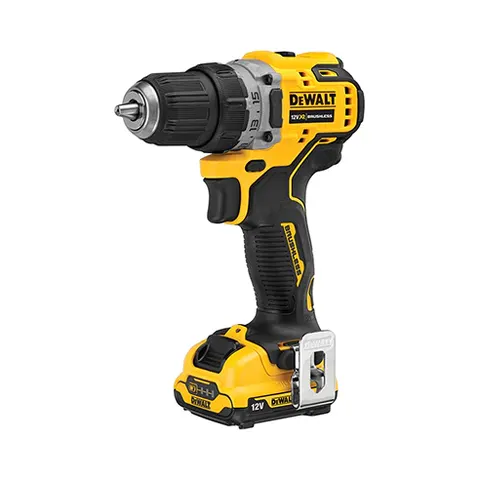 Akku-Bohrschrauber DEWALT "12 V", gelb, H:185mm, Bohrmaschinen, Akku-Bohrschrauber gelb Einheitsgröße – Bild 3