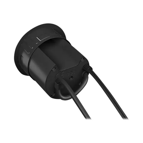 ICY BOX IB-HUB1403B Steckdose Anthrazit – Bild 3