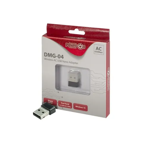 Inter-Tech Wi-Fi 5 USB Nano Adapter DMG-04 Stick 650Mbps – Bild 2