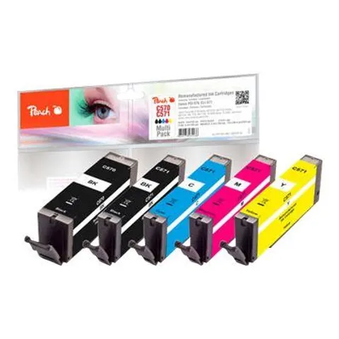 Peach Patrone Canon PGI-570/CLI-571 MultiPack REM,KOM – Bild 2