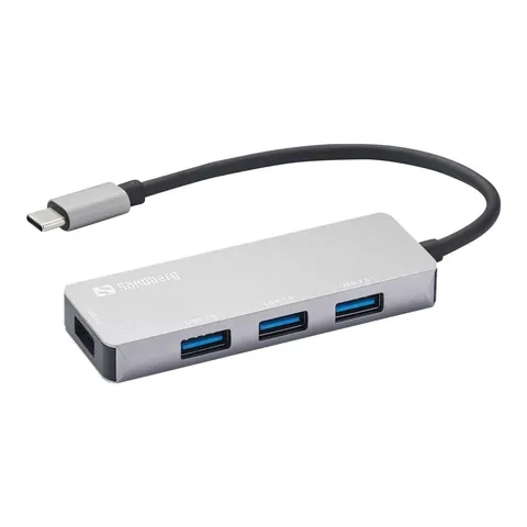 SANDBERG USB-C Hub 1xUSB3.0+3x2.0 SAVER – Bild 3