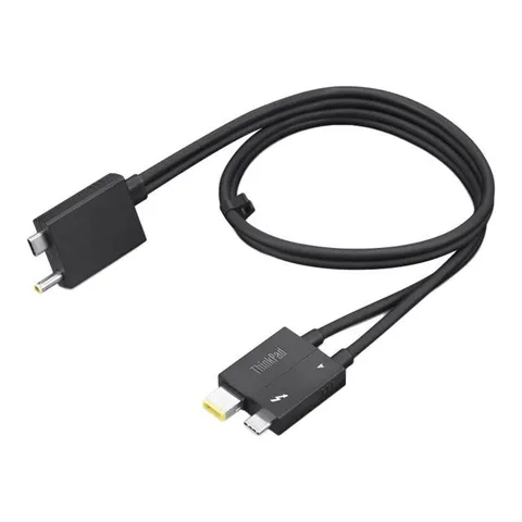 Lenovo ThinkPad Thunderbolt 4 WorkStation Dock Splitkabel – Schwarz – Bild 3