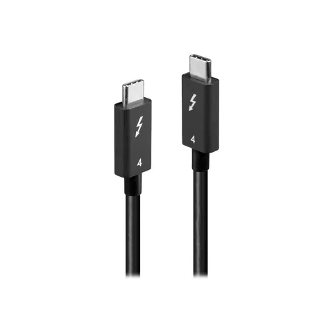 LINDY 1m Thunderbolt 4 passive cable – Schwarz – Bild 2