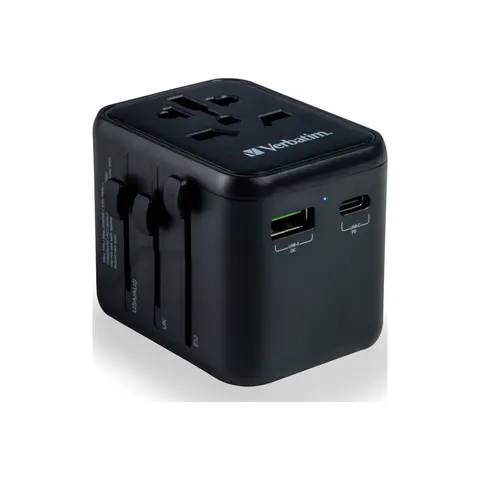 Verbatim 49544 Netzstecker-Adapter Universal Schwarz – Bild 5