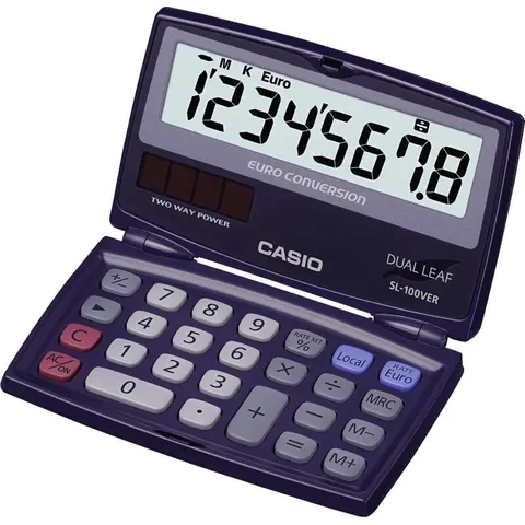 CASIO SL-100VERA Taschenrechner schwarz – Bild 3