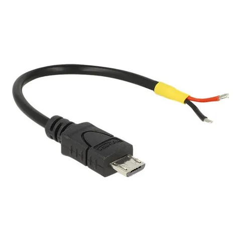 DELOCK USB Kabel Mini-B -> 2x offene Kabelenden Strom – Bild 2
