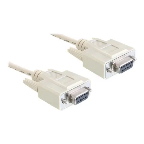 DELOCK Nullmodemkabel D-Sub9 -> D-Sub9 Bu/Bu 5.00m – Bild 2
