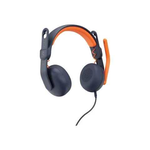 Logitech Zone Learn Headset On Ear, USB-C-Anschluss – Blau – Bild 4