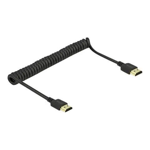 DELOCK HDMI Spiralkabel 4K 60 Hz – Bild 2