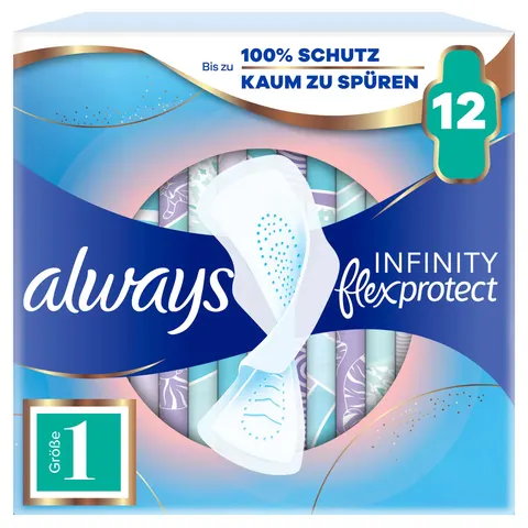 always Binde Infinity FlexProtect Normal mit Flügeln 12 – Bild 2