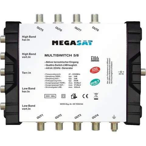 Megasat Multiswitch 5/8 – Bild 2