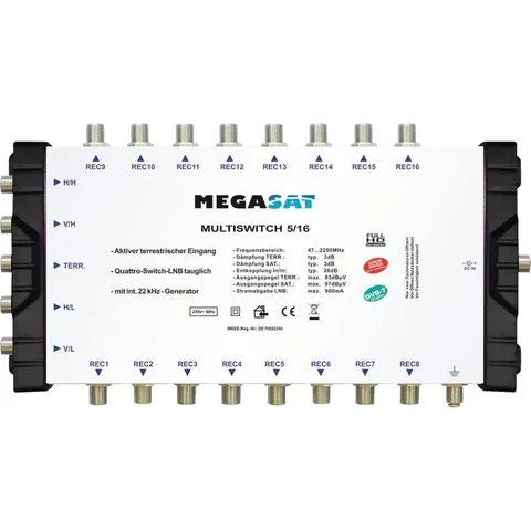 Megasat Multiswitch 5/16 – Bild 2