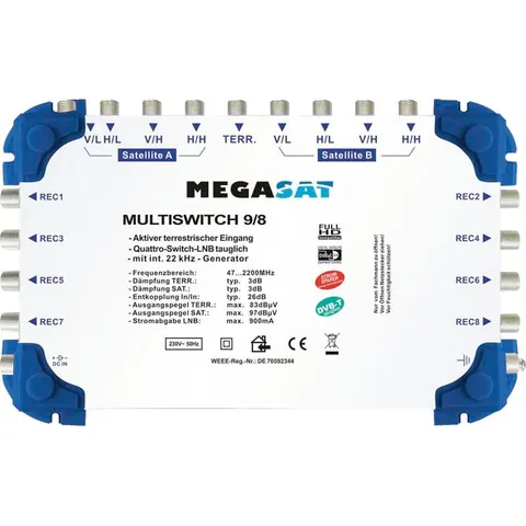 Megasat Multiswitch 9/8 – Bild 2