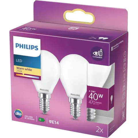 LEDcla 40W E14 P45 WW FR ND2PF LED-Lampe – Bild 2
