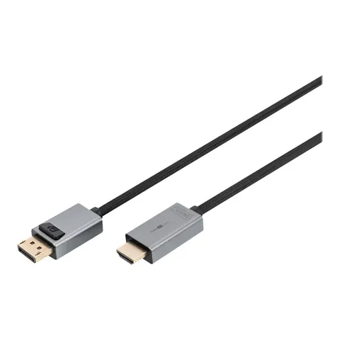 Digitus 4K DisplayPort Adapterkabel, DP - HDMI Typ A – 481249 – Bild 2
