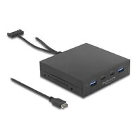 DELOCK 3.5 USB" 3.2 Gen 2 Front Panel 2 x USB-C + 2 x USB-A – Bild 3