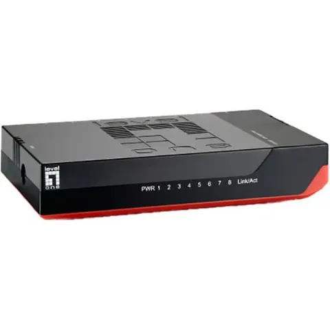8-Port Gigabit Ethernet Desktop Switch, ''Black Edition'' – Bild 2
