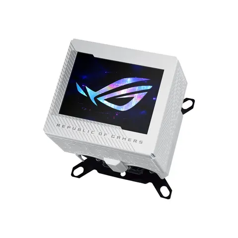 ASUS ROG Ryujin III WB White LCD CPU-Wasserblock – Bild 3