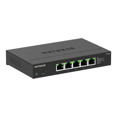 NETGEAR MS305E Unmanaged Switch 5x 2.5G Ethernet – Schwarz – Bild 5