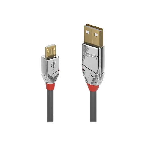 Lindy 36654 USB Kabel USB 2.0 5 m USB A Micro-USB B Grau – Bild 3