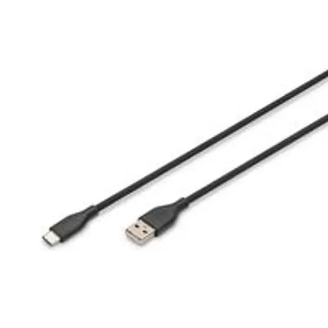Digitus USB-C Silikon Anschlusskabel, 0,5m, schwarz – AK300340005S – Bild 4