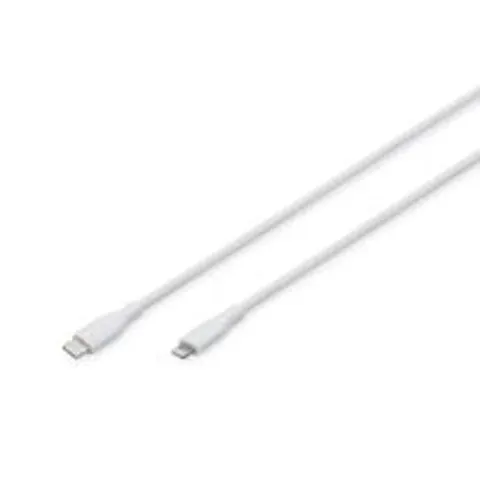 DIGITUS USB 2.0 Kabel Typ C-Lightning Silikon 2m weiß – Bild 4